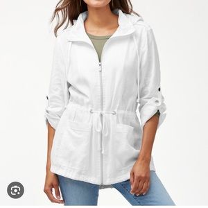 Tommy Bahama white linen jacket